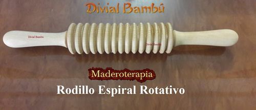 Rodillo espiral rotativo