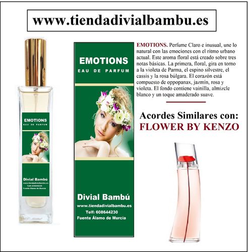 Nº 80 EMOTIONS perfume mujer 50ml