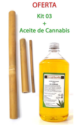 Oferta Aceite de cannabis + Kit 03 (1+1+1)