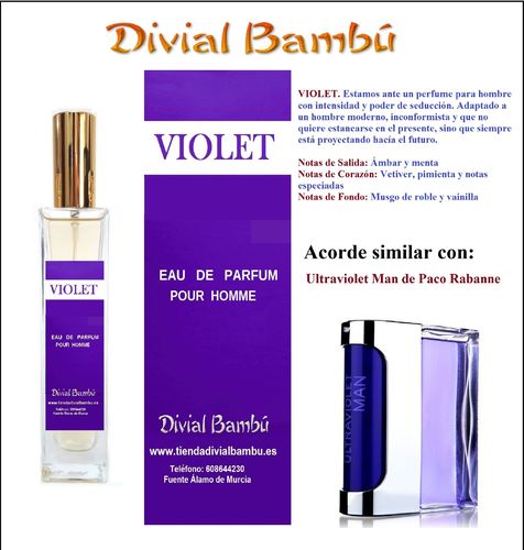 Nº 36 VIOLET Perfume Hombre 50ml