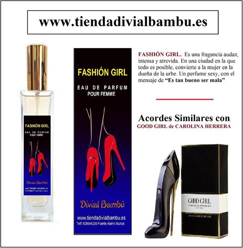 FASHIÓN GIRL  perfume mujer 50ml