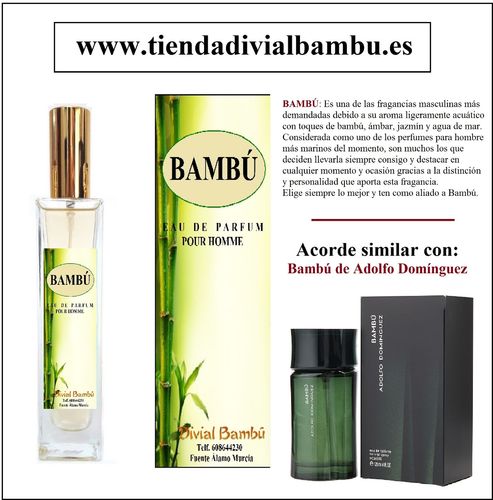 Nº 66 BAMBÚ perfume hombre 50ml