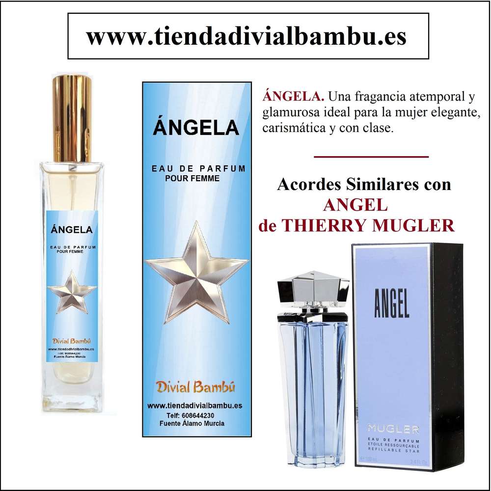 ÁNGELA perfume mujer 50ml - Tienda DIVIAL Bambú