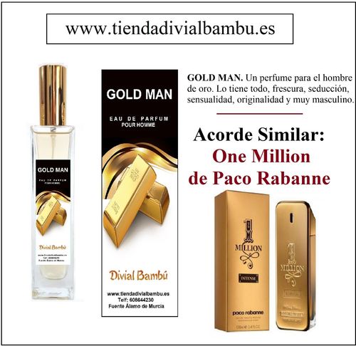 GOLD MAN perfume hombre 50ml