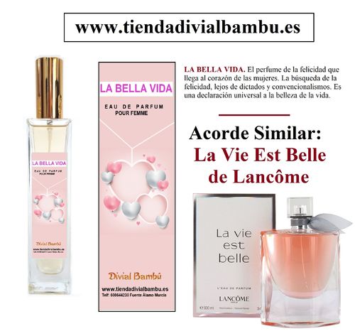 LA BELLA VIDA perfume mujer 50ml