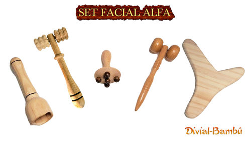 Set Facial Maderoterapia ALFA