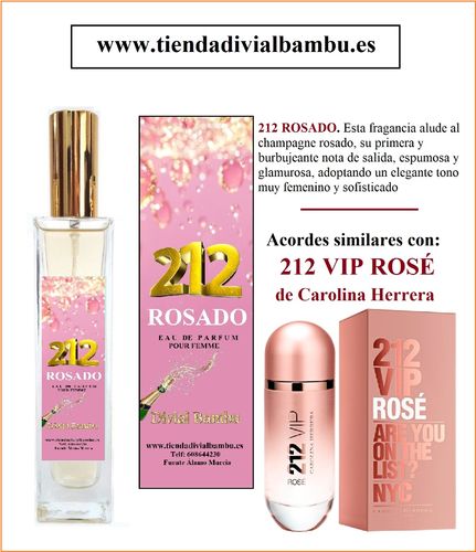 Nº 45 - 212 ROSADO perfume mujer 50ml