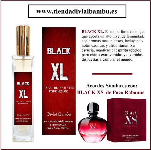 Nº 81 BLACK XL perfume mujer 50ml