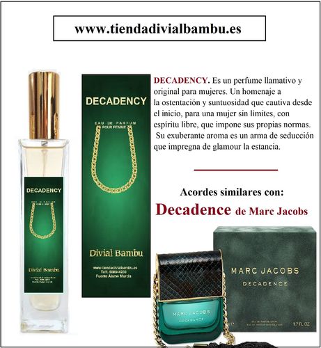Nº 184 DECADENCY perfume mujer 50ml