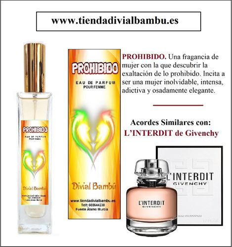 Nº 39 PROHIBIDO perfume mujer 50ml