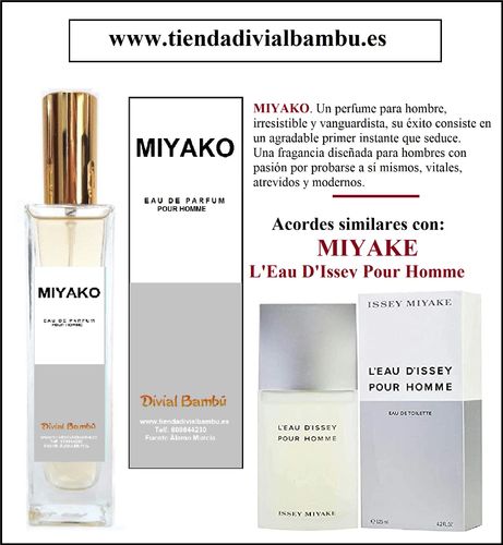 MIYAKO perfume hombre 50ml