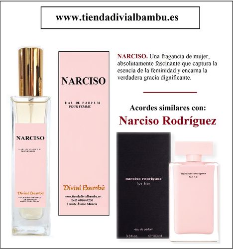 Nº 123 NARCISO. perfume mujer 50ml