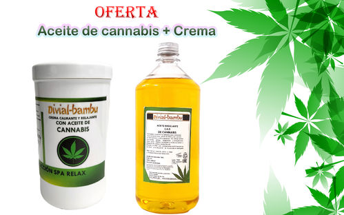 Oferta Aceite de cannabis + crema
