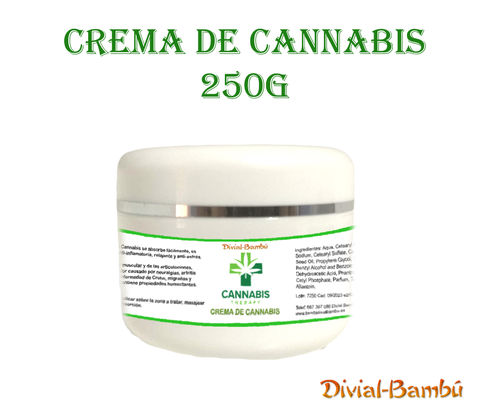 Crema cannabis 250g