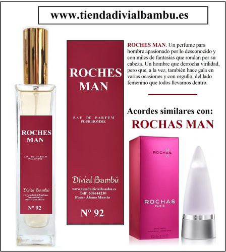 Nº 92 ROCHES MAN perfume hombre 50ml