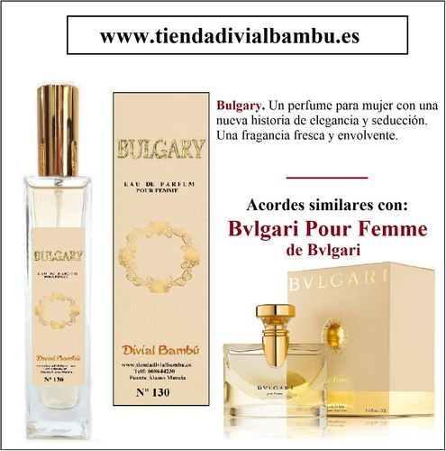 Nº 130 BULGARY perfume mujer 50ml