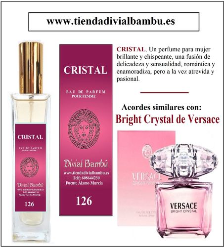 Nº 126 CRISTAL perfume mujer 50ml