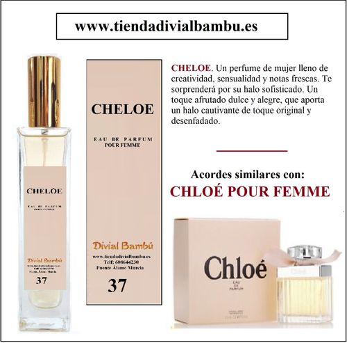 Nº 37 CHELOE perfume mujer 50ml