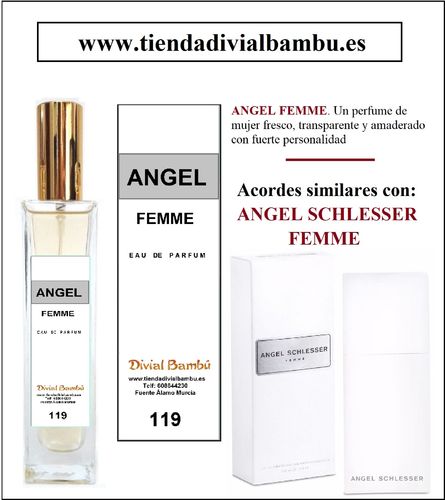 Nº 119 ANGEL FEMME perfume de mujer 50ml