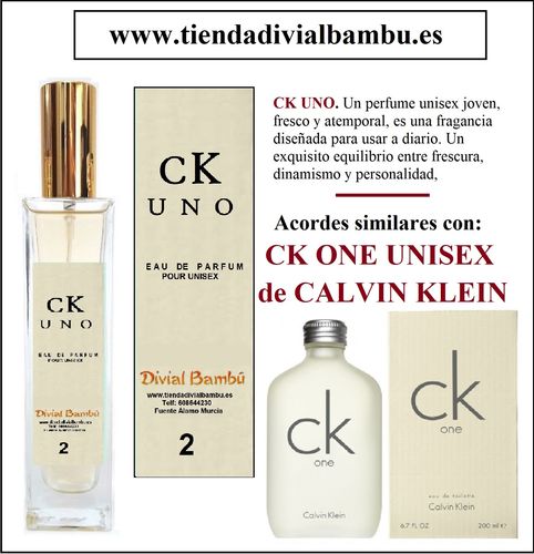 Nº 2 CK UNO perfume unisex 50ml