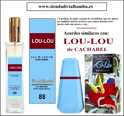 Nº 88 LOU-LOU perfume mujer 50ml