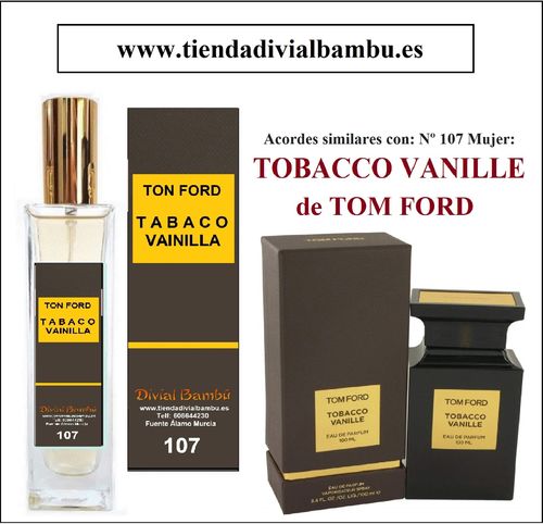 Nº 107 TABACO VAINILLA TON FORD perfume Mujer 50ml