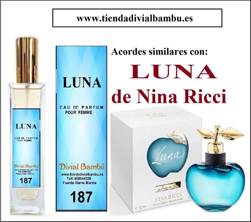 Nº 187 LUNA perfume mujer 50ml