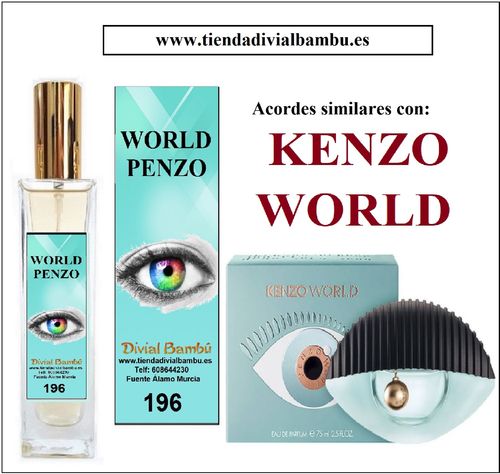 Nº 196 WORLD PENZO perfume mujer 50ml