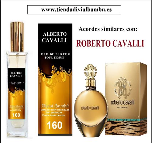 Nº 160 ALBERTO CAVALLI perfume mujer 50ml
