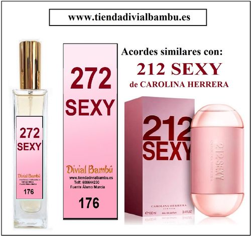 Nº 176 SEXY 202 perfume mujer 50ml