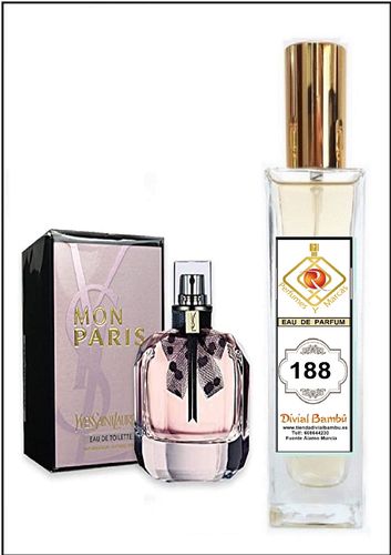 Nº 188 Contratipo de: MON PARIS. Y.S.L. perfume mujer 50ml