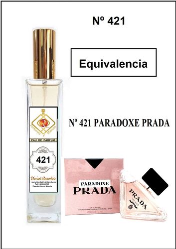 Nº 421 Contratipo de:  PARADOXE PRADA perfume mujer 50ml