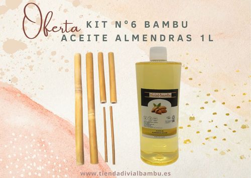 Kit nº6 bambú + Aceite de Almendras 1L